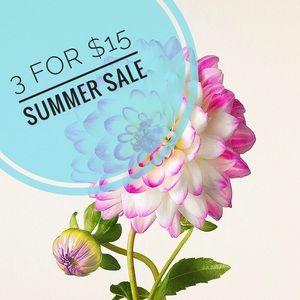 SUMMER SALE! Get ready for warm weather!